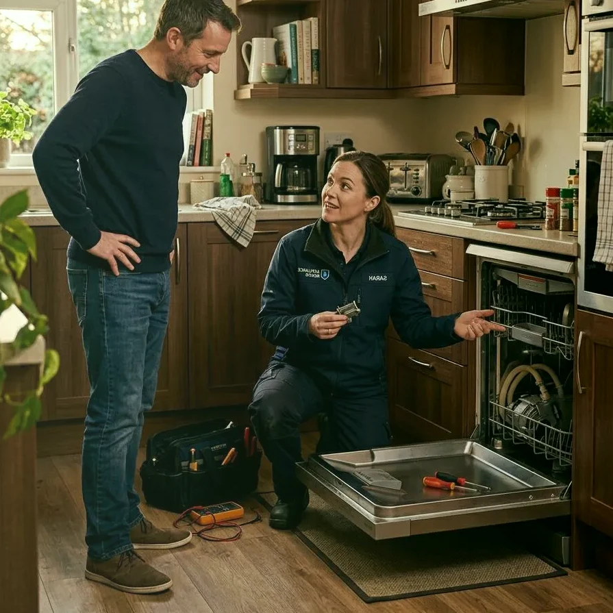 Sweet Echo — Reparatur einer industriellen Waschmaschine